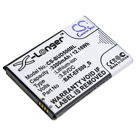 Bsc Preferred Bluebird EF500 EF500R EF501 EF501R Barcode Replacement Battery CS-BUD500BL